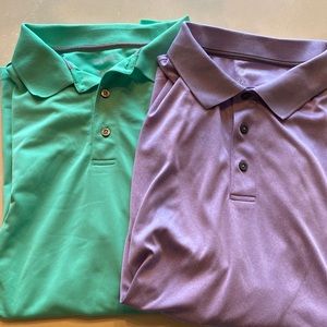 Two Short a sleeve Reebok Golf shirts